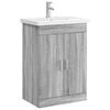 vidaXL Set de mobilier pentru baie Sonoma gri 61 x 40 x 84,5 cm
