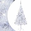 vidaXL Brad de Crăciun pre-iluminat cu globuri, 150 cm, 380 de ramuri