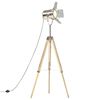 vidaXL Lampă de podea cu trepied, 140 cm, lemn masiv de mango