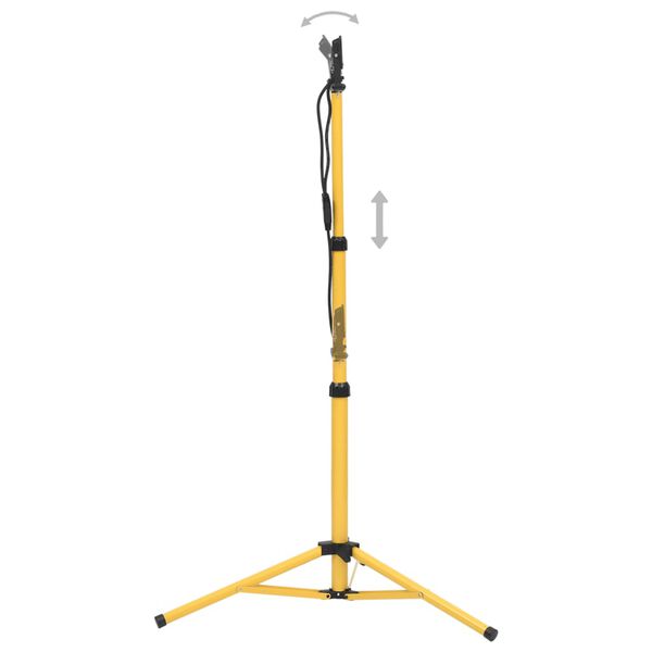 vidaXL Proiector cu LED și trepied, 2x10 W, alb rece