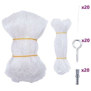 vidaXL Plasă pentru pisici transparentă, 3x2 m, nailon