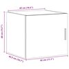 vidaXL Dulap de perete, stejar sonoma, 45x42,5x40 cm, lemn prelucrat