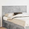 vidaXL Tăblie cap cu headboard Gri din beton 140 cm Lemn compozit