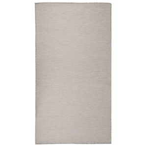 vidaXL Covor de exterior, gri deschis, 80x150 cm, țesătură plată