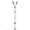 vidaXL Leagăn cu funie și disc pentru copii, cu 4 trepte, multicolor