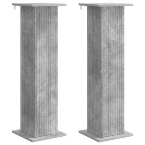 vidaXL Suport pentru plante 2 buc. Gri Beton 30,5 x 30 x 100,5 cm