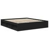 vidaXL Cadru pat, negru, 180x200 cm, Super King Size