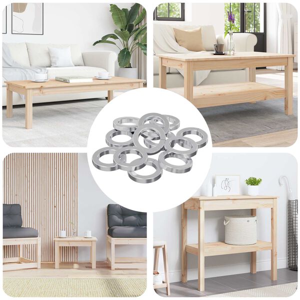 vidaXL Washer cu arc 15929 pcs Alb Fier