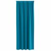 vidaXL Perdele Opaque cu Inel 2 pcs Turcoaz 260 x 140 cm Poliester