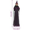 vidaXL Vrăjitoare vorbitoare de Halloween Violet 216 x 125 cm