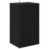 vidaXL Bufet Stejar Negru 40 x 33 x 70 cm Lemn prelucrat