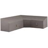 Madison Husă mobilier de relaxare &icirc;n formă de L, gri, 270x270x65/90 cm