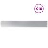 vidaXL Borduri de gazon 10 buc 15x103 cm Oțel galvanizat