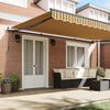 vidaXL Cortina Retractabilă Multicolour 500 &times; 350 cm Poliester și oțel