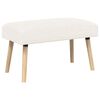 vidaXL bancă Simplu Crem 80 x 40 x 46 cm Boucl&eacute;