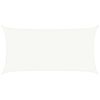 vidaXL P&acirc;nză parasolar, alb, 4 x 7 m, HDPE, 160 g/m&sup2;