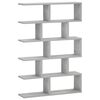 vidaXL Raft de perete Gri Beton 70 x 17 x 101 cm Lemn prelucrat