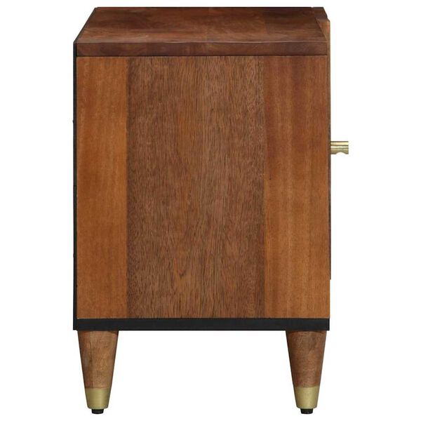 vidaXL Cabinet TV Maro miere 80 x 33 x 46 cm Lemn de mango solid