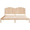 vidaXL Cadru pat foarte lung fără saltea, 200x220 cm, lemn masiv