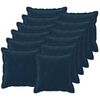 vidaXL Husă pentru pernă 12 buc. HOUTEN albastru 40 x 40 cm