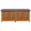 vidaXL Cutie de perne de exterior 150x50x60,5 cm lemn masiv de salc&acirc;m