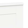 vidaXL Tăblie cap cu headboard Alb 140 cm Lemn compozit