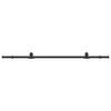 vidaXL Set feronerie pentru uși glisante, negru, 213 cm, oțel