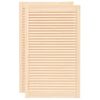 vidaXL Uși de dulap design lambriu 2 buc. 99,3x59,4 cm lemn masiv pin