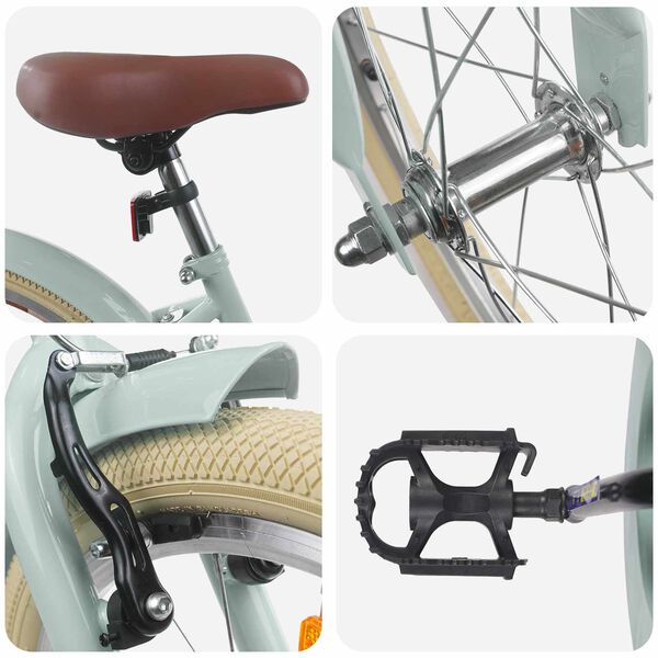 vidaXL Bicicletă pentru Copii 20 Inci pentru 6-11 ani Verde deschis