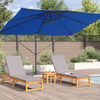 vidaXL Umbrelă de soare Albastru azur 351 x 250 x 260 cm
