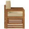 vidaXL Set de canapele de exterior Lemn de acacia solid și poliester