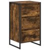 vidaXL Bufet Stejar fumuriu 43 x 36 x 75,5 cm Lemn prelucrat