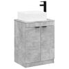 vidaXL Set de mobilier pentru baie Gri Beton Lemn prelucrat