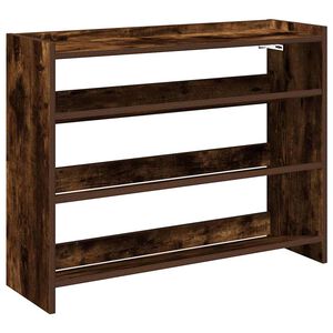 vidaXL Pantofar, stejar fumuriu, 80x25x62 cm, lemn prelucrat