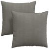 vidaXL Perne pentru canapea 2 pcs Gri deschis 80 x 80 cm