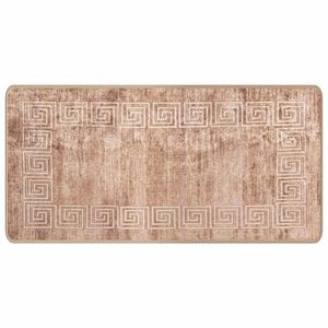 vidaXL Covor Runner MARSA Alb 50 x 100 cm Poliester și PVC