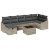 vidaXL Set de canapea 8 buc. poliratan