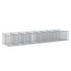 vidaXL Pat ridicat din gabion 3 buc. 400 x 100 x 60 cm Oțel Galvanizat
