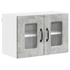 vidaXL Dulap de bucătărie Kalmar 2 pcs Gri din beton 60 x 31 x 40 cm