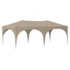 vidaXL Cort de Petrecere Pop-up Crem 575 x 288 x 245 cm