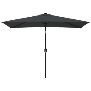 vidaXL Umbrelă de soare exterior, st&acirc;lp metal, antracit, 300x200 cm