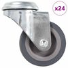 vidaXL Roți pivotante cu gaură pentru șurub, 24 buc., 50 mm
