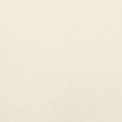 vidaXL Pernă bancă de grădină, alb crem, 120x50x7 cm, textil oxford
