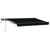 vidaXL Cadru manual de marchiză cu LED-uri 3,5 x 2,5 m
