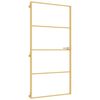 vidaXL Ușă interior Slim auriu 102,5x201,5cm sticlă temperată/aluminiu