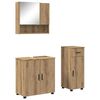 vidaXL Set de mobilier pentru baie 3 buc. Stejar Artizanal