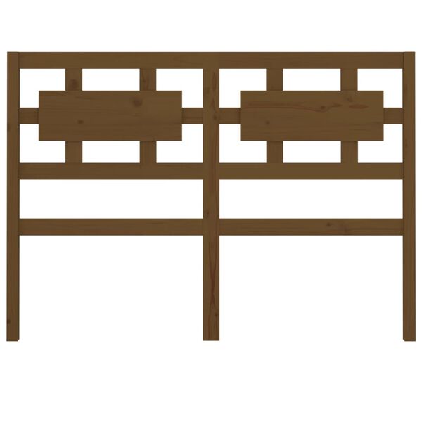 vidaXL Tăblie de pat, maro miere, 205,5x4x100 cm, lemn masiv de pin