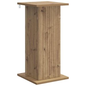 vidaXL Suport pentru plante Stejar Artizanal 30,5 x 30 x 60,5 cm