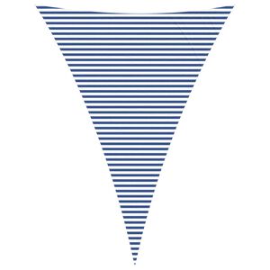 vidaXL P&acirc;nză de umbră Albastru și Alb 5 x 7 x 7 m