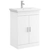 vidaXL Set de mobilier pentru baie Alb 61 x 40 x 84,5 cm